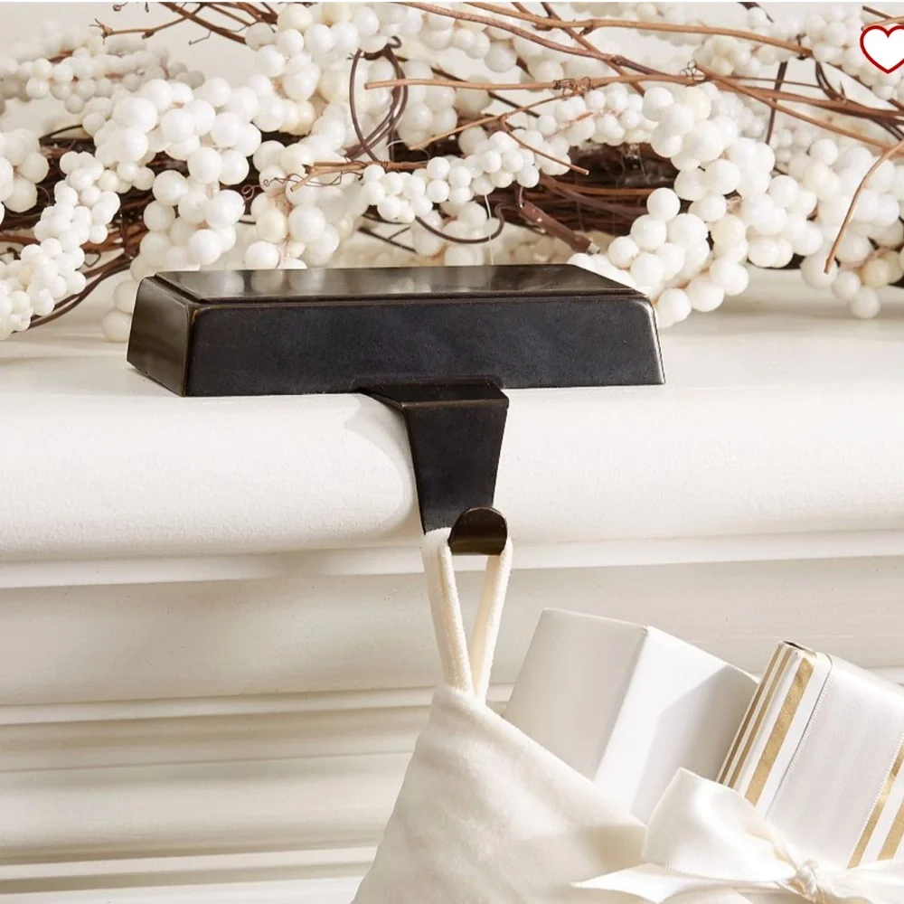 Pottery Barn Black Stocking Hook